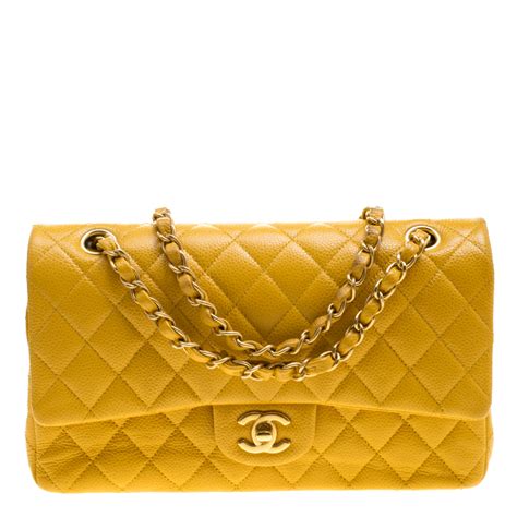 yellow quilted chanel bag|chanel clear tote bag.